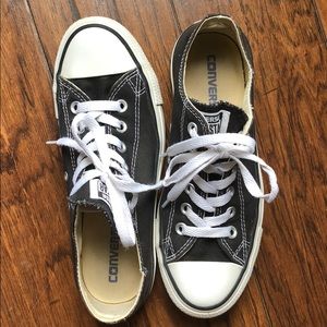 Converse black canvas size 5.5uk, 7.5us